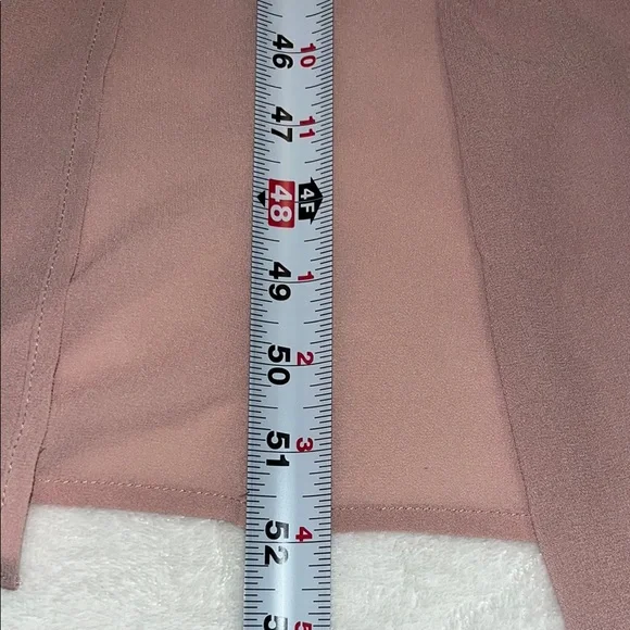 Forever 21 Sheer Pink Blush Maxi Duster Jacket Tie Front Small - Picture 11 of 11